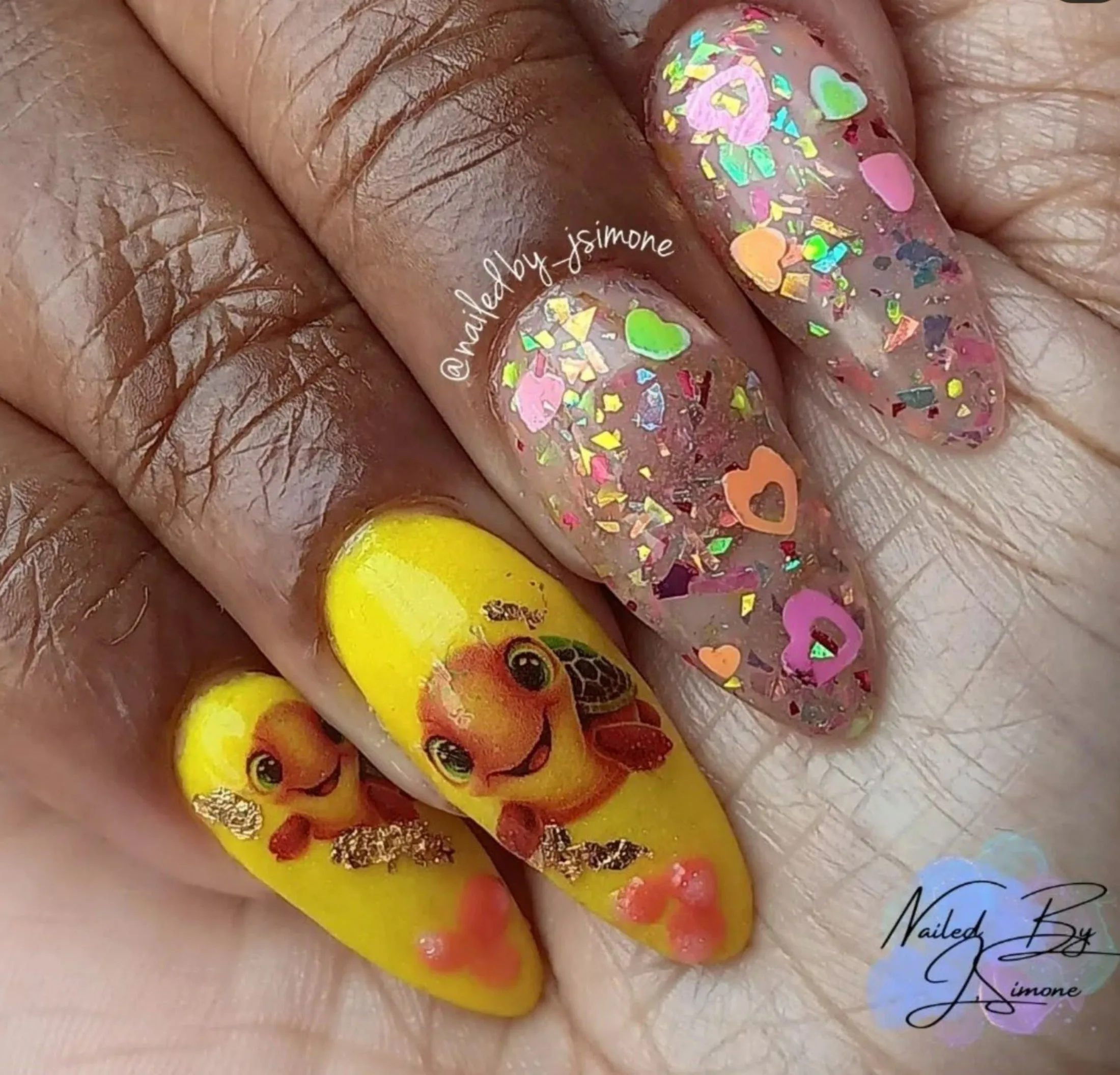 Ease on Down- Yellow Nail Dip Powder