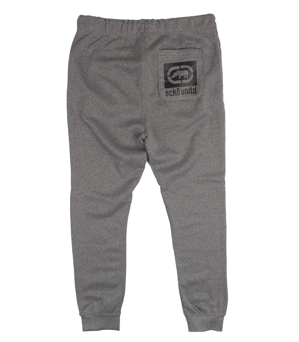 ECKO UNLTD FLEECE JOGGER PANTS GREY MARLED - EO31G592