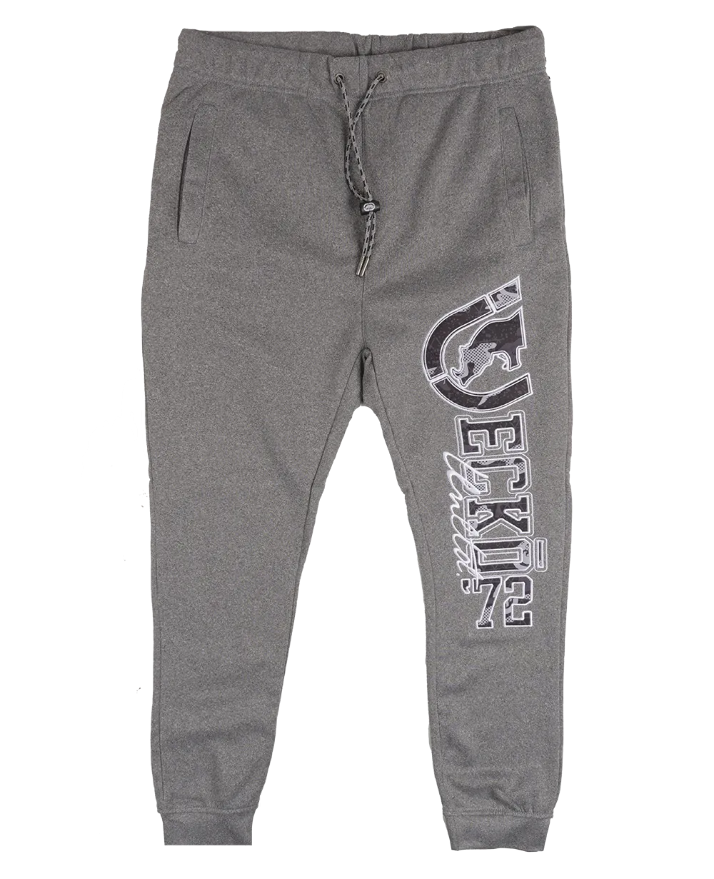 ECKO UNLTD FLEECE JOGGER PANTS GREY MARLED - EO31G592