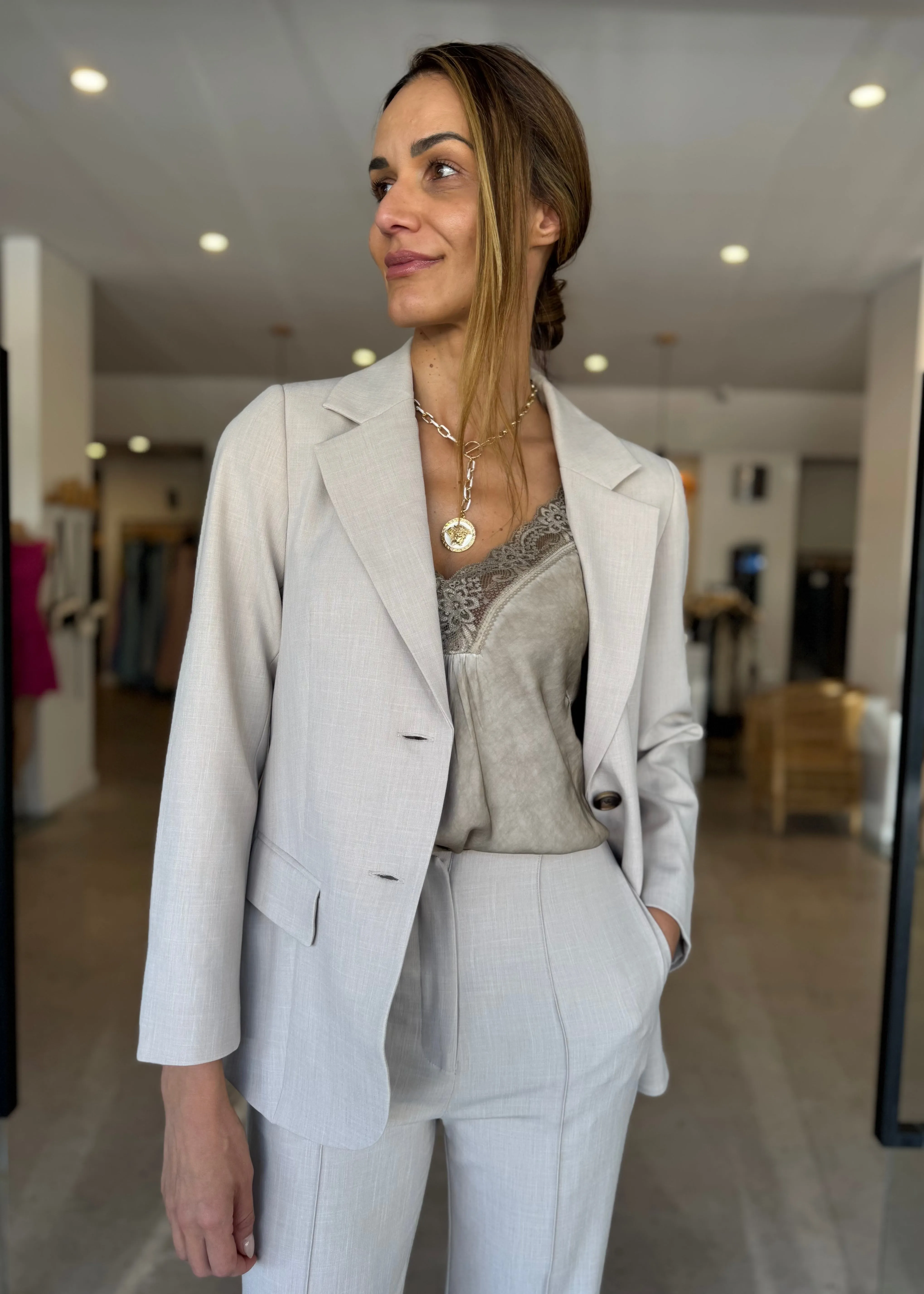EDWARD BLAZER CREAM