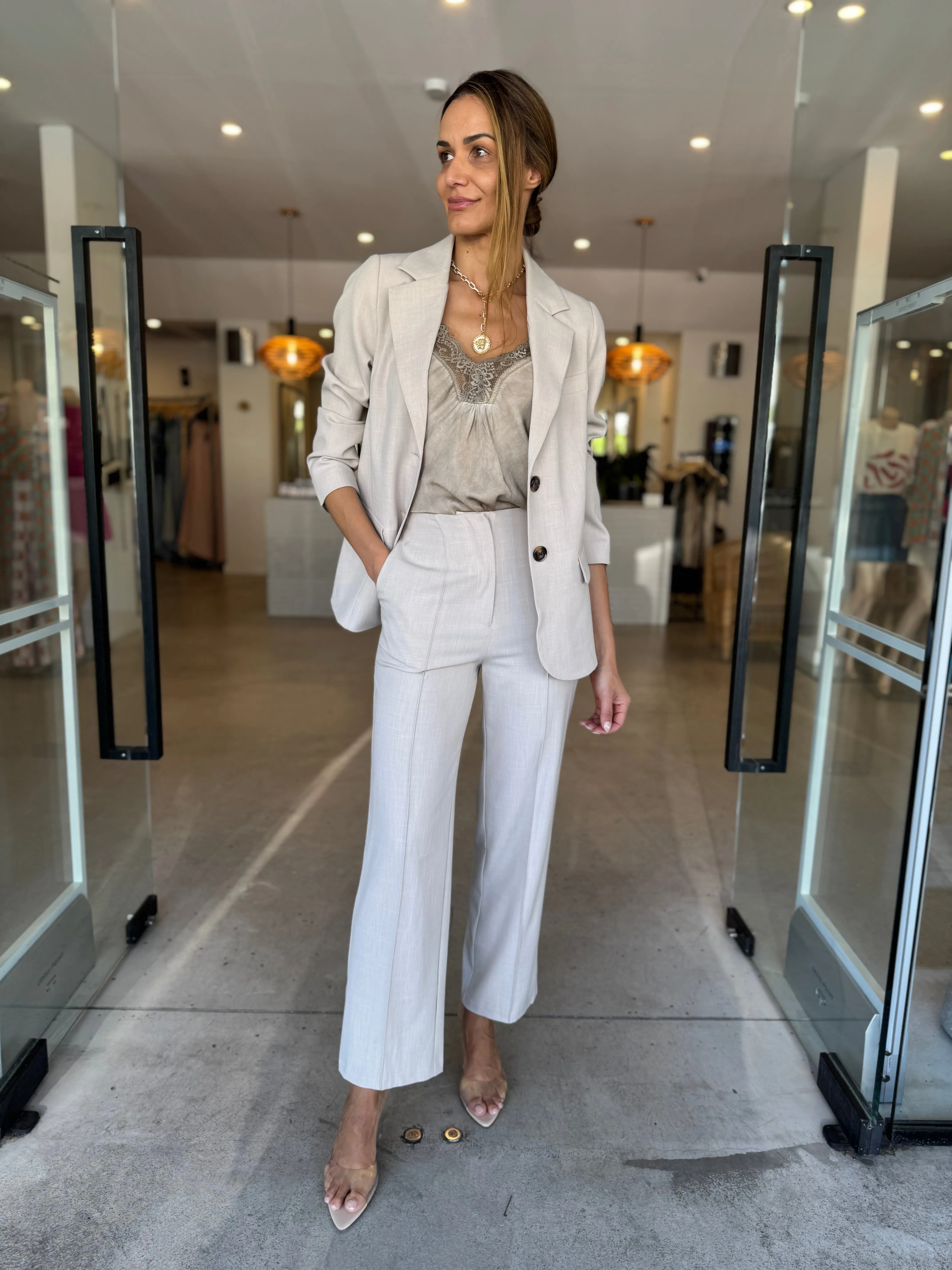 EDWARD BLAZER CREAM