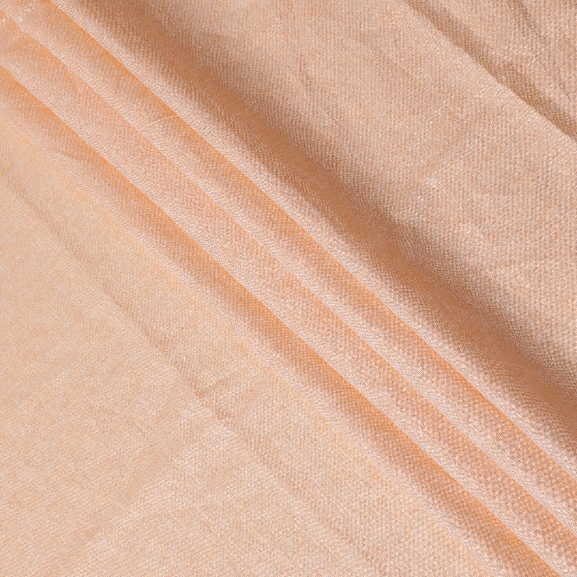 Elegant Peach Pure Linen Fabric - 60 Lea, 140 cm Wide-D19398