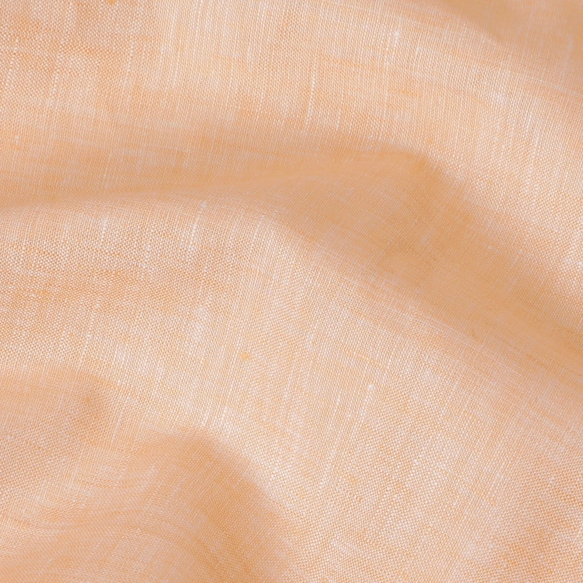 Elegant Peach Pure Linen Fabric - 60 Lea, 140 cm Wide-D19398