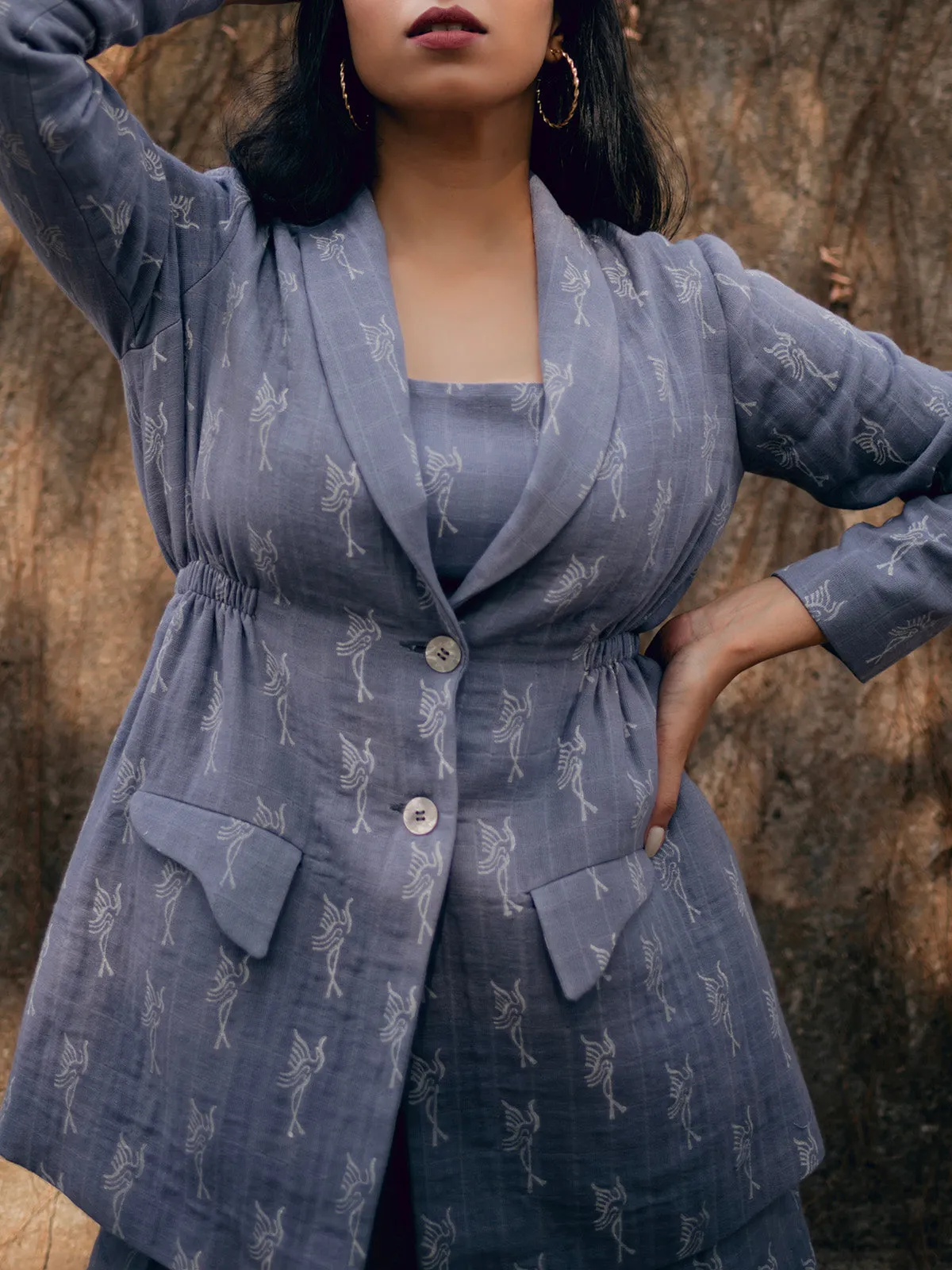 Escada Blake Coord Set Grey