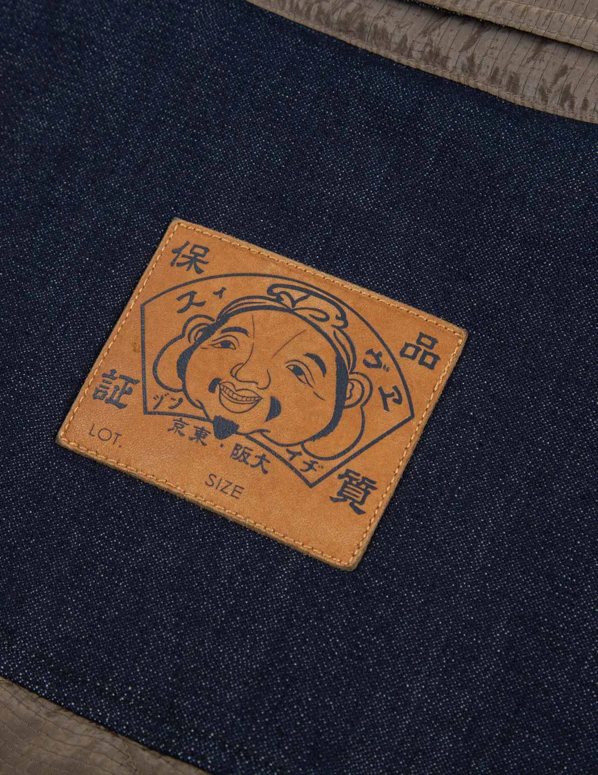 Fabric-mixed Quilted Shirt
