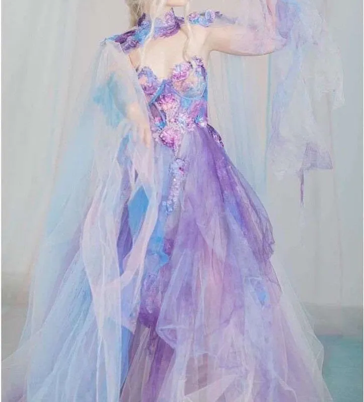 Fairy Tale Wedding Gown/Cape Set All Sizes