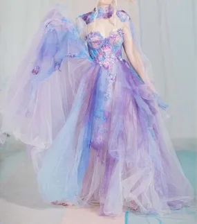 Fairy Tale Wedding Gown/Cape Set All Sizes