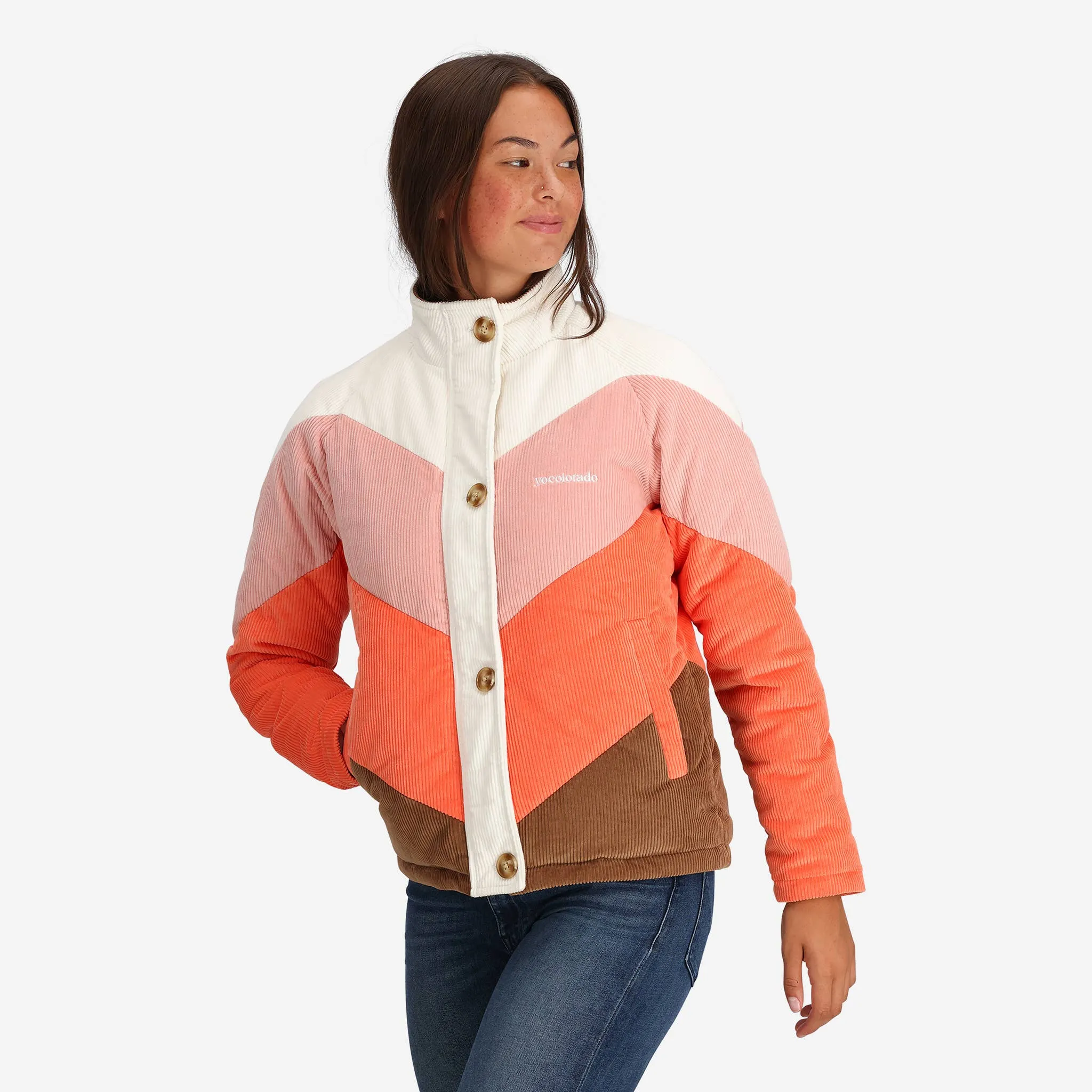Farrah Corduroy Down jacket