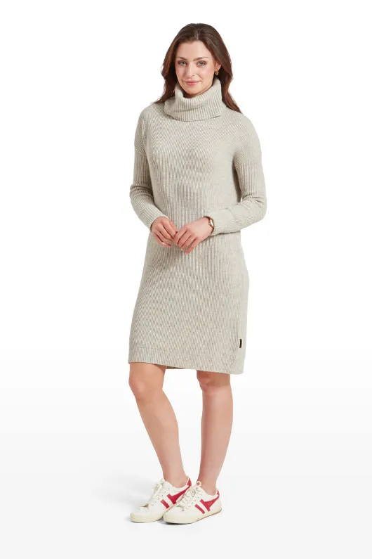 Filey Roll Neck Dress