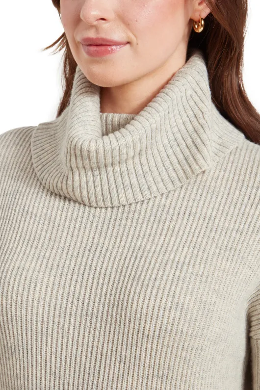 Filey Roll Neck Dress