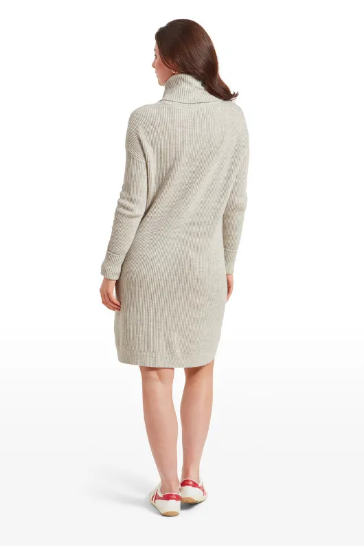 Filey Roll Neck Dress