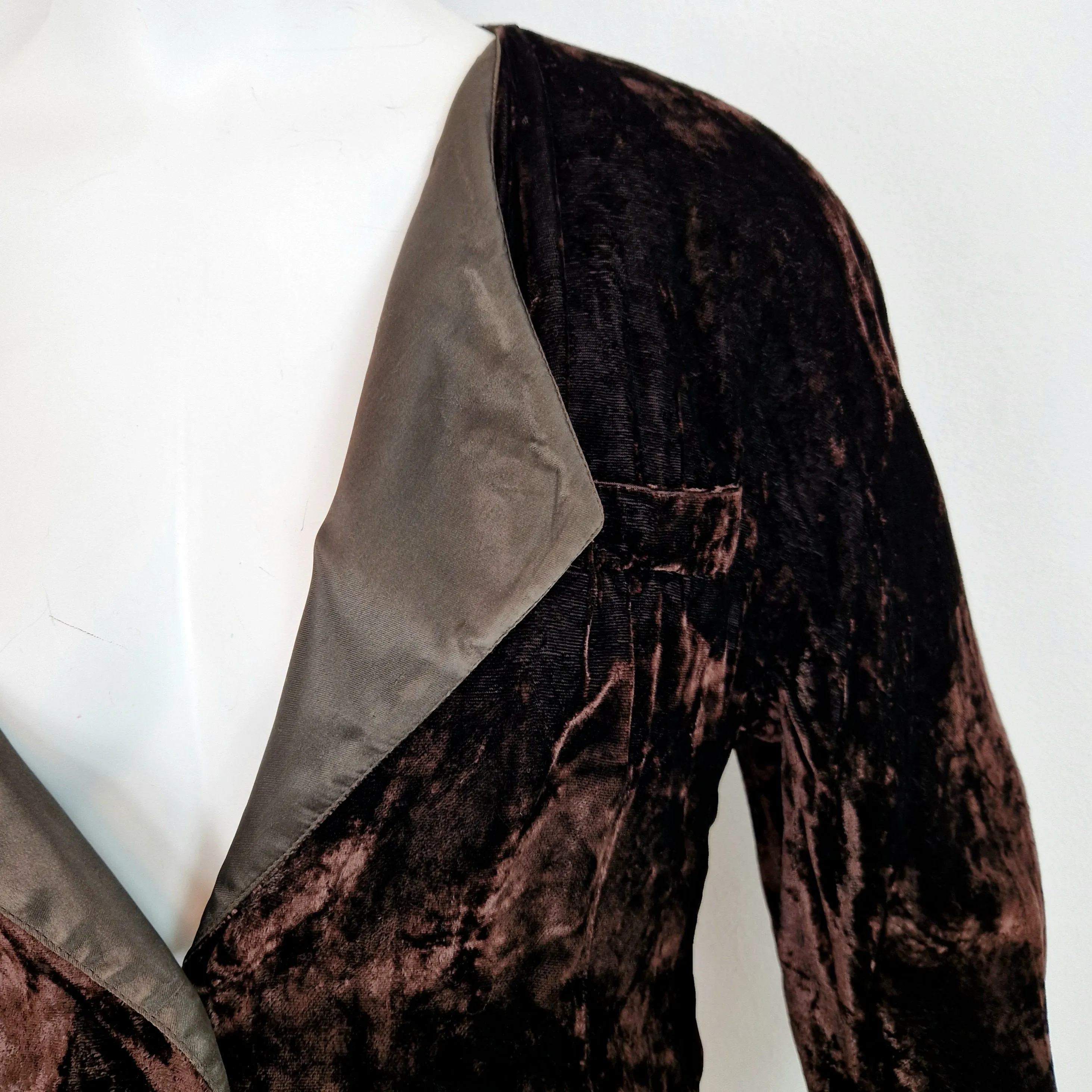Giacca Krizia vintage velluto marrone