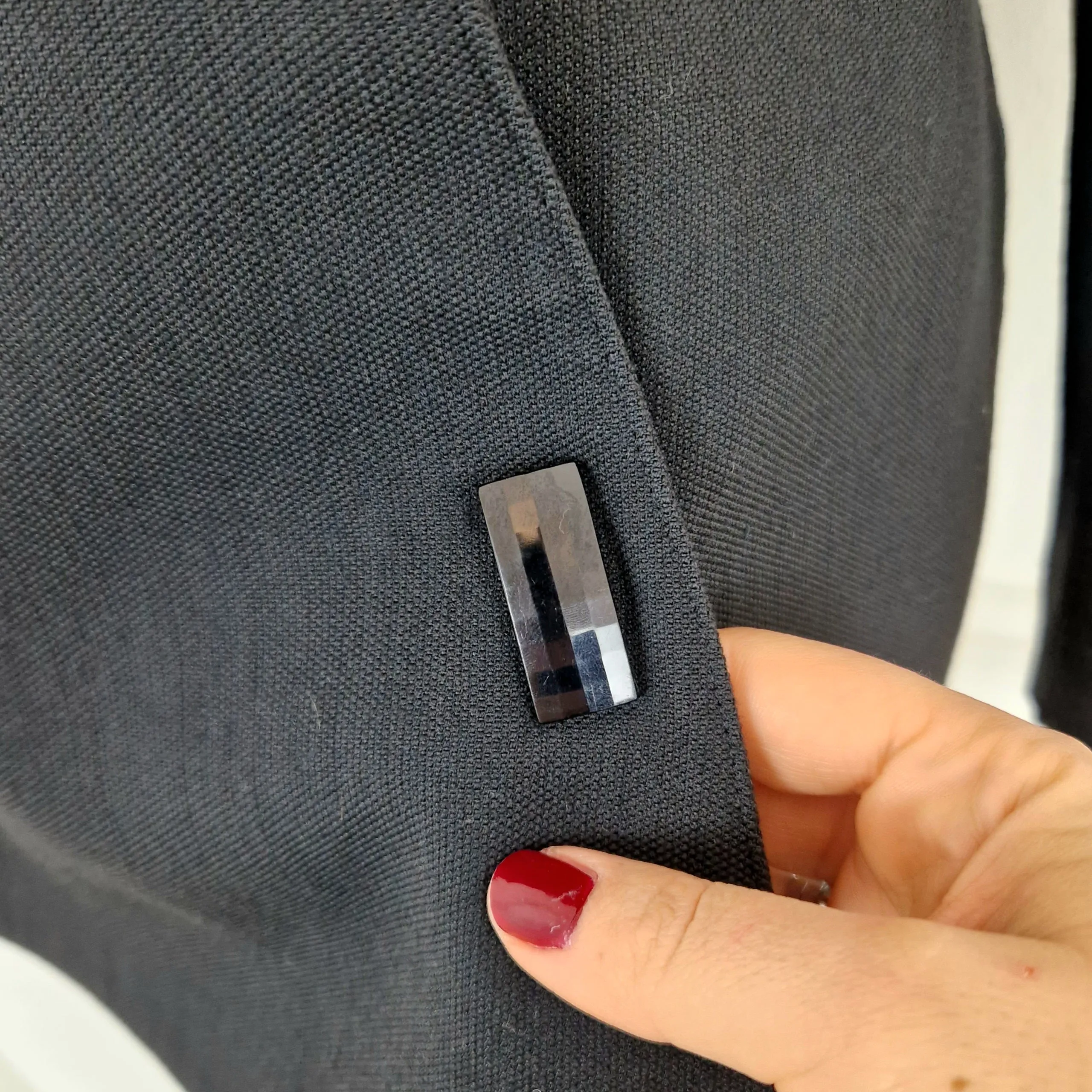 Giacca Thierry Mugler asimmetrica nera