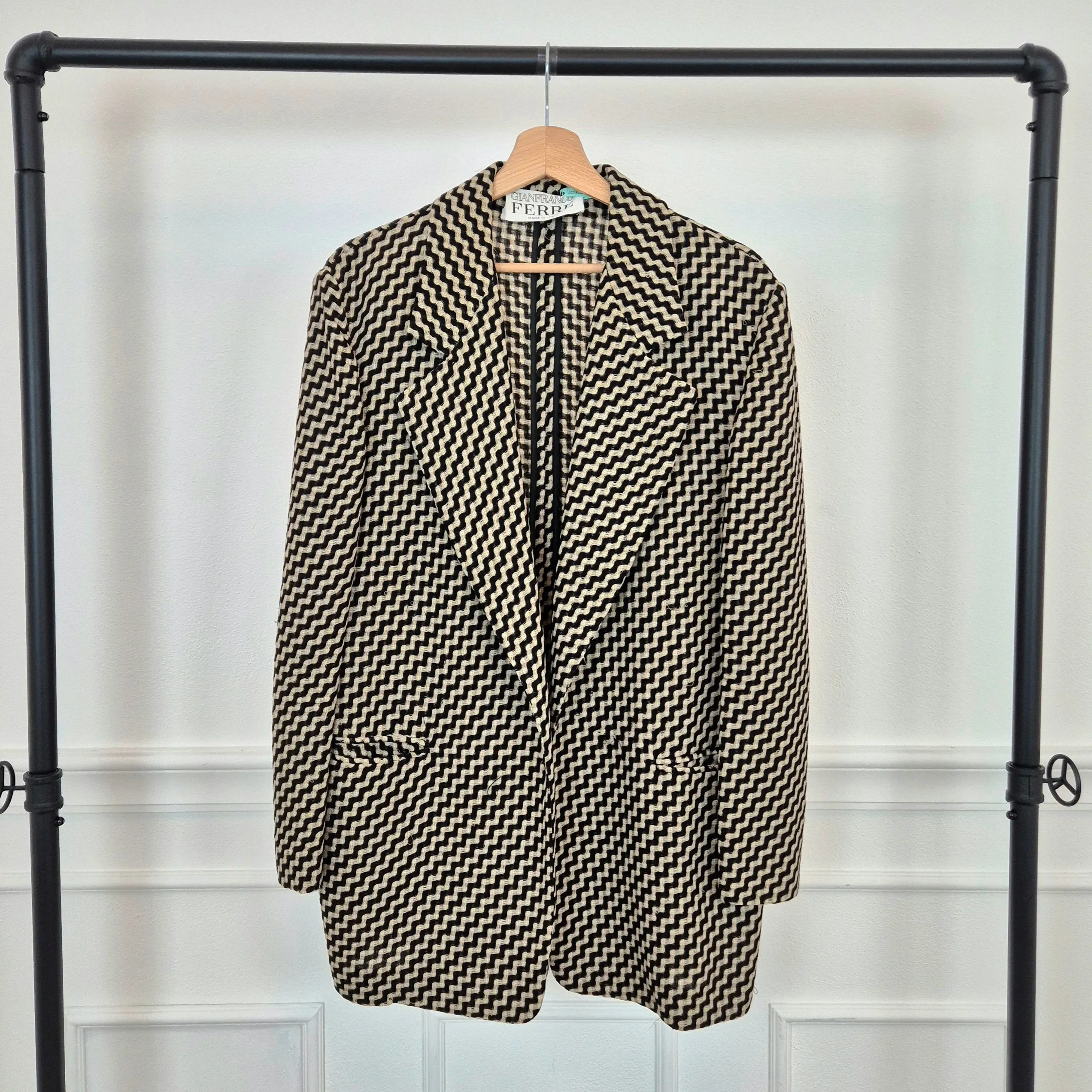 Gianfranco Ferré | Giacca in lana zig zag