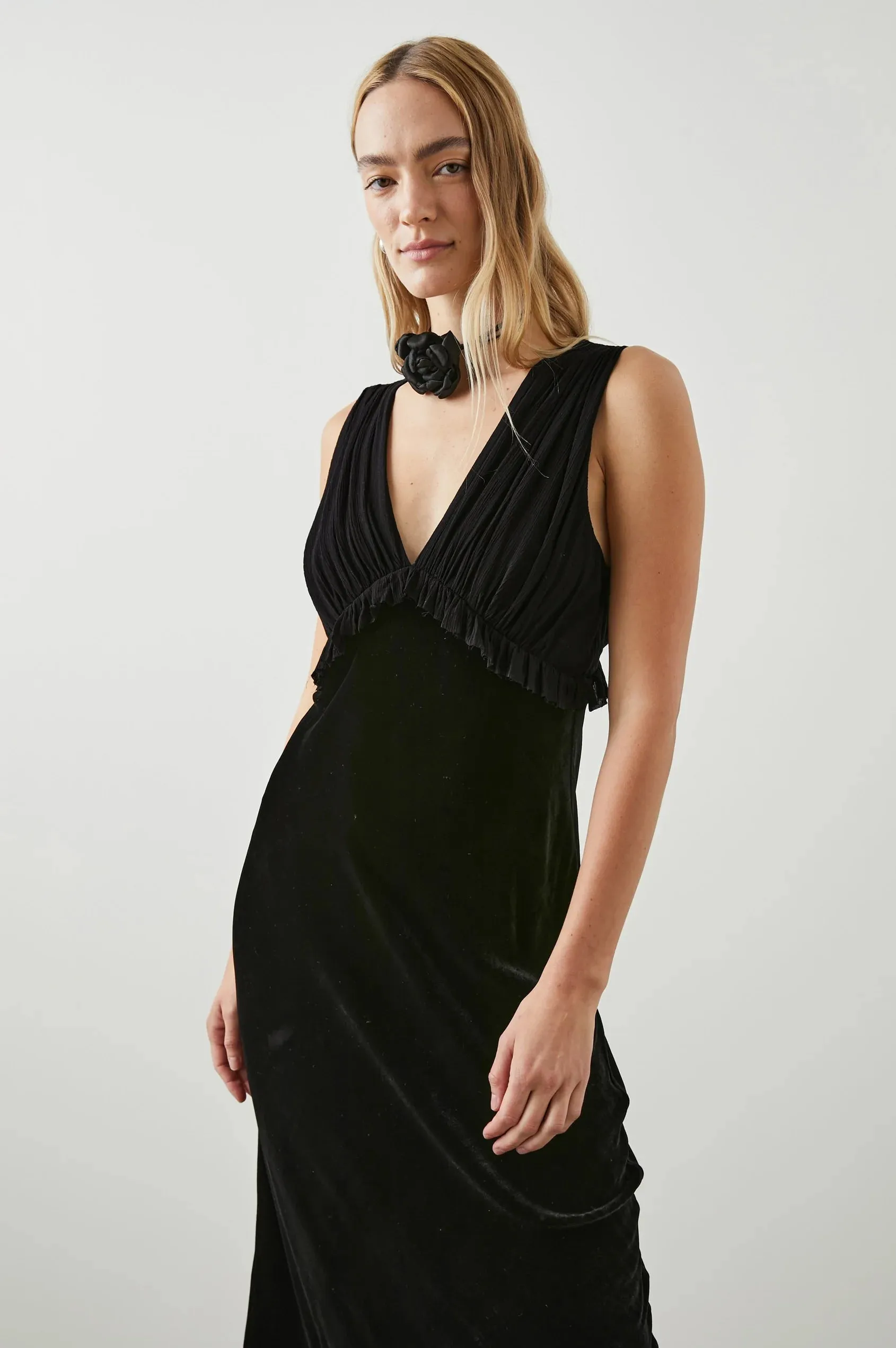 Gilda Dress Black Velvet