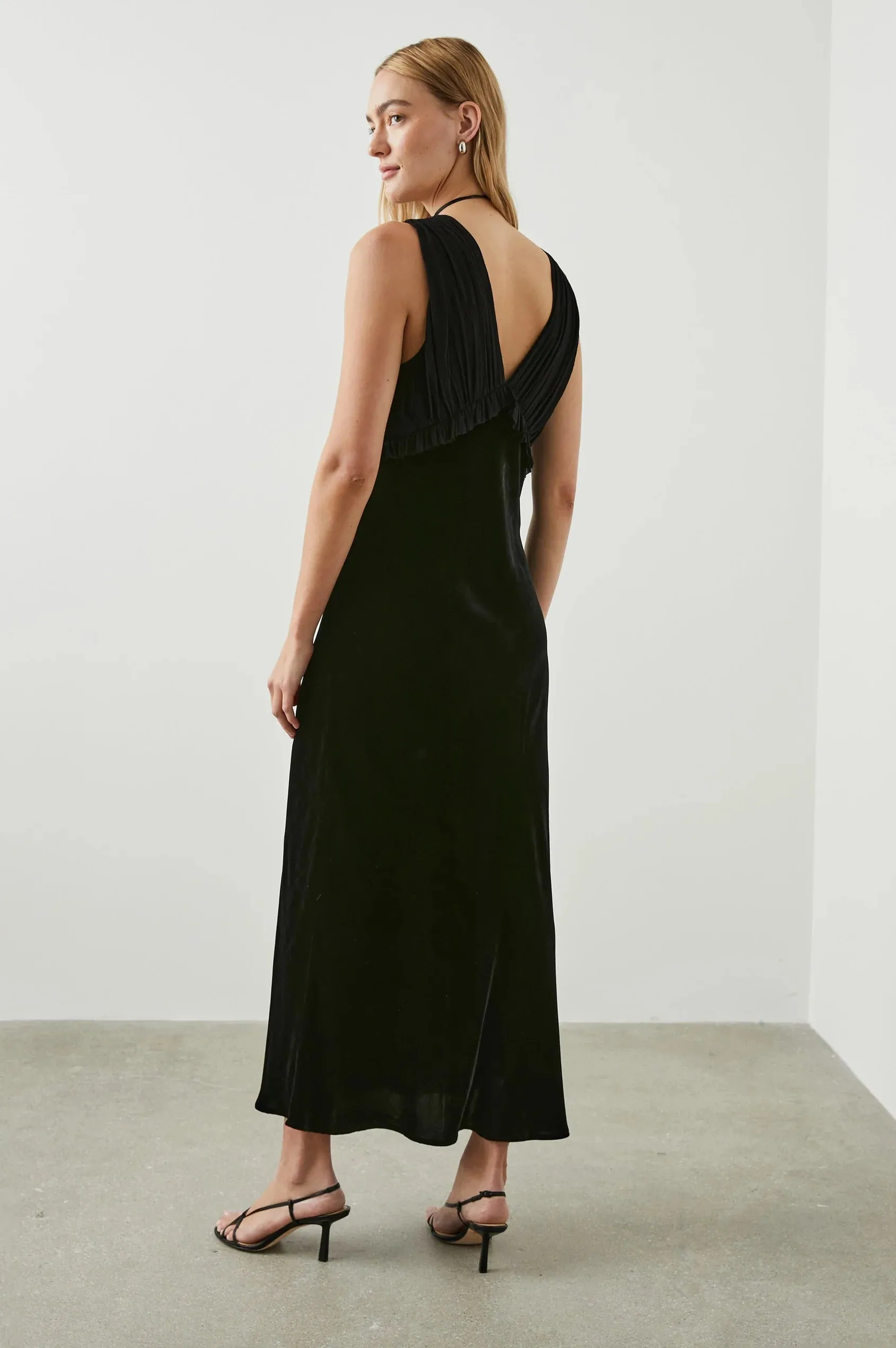 Gilda Dress Black Velvet