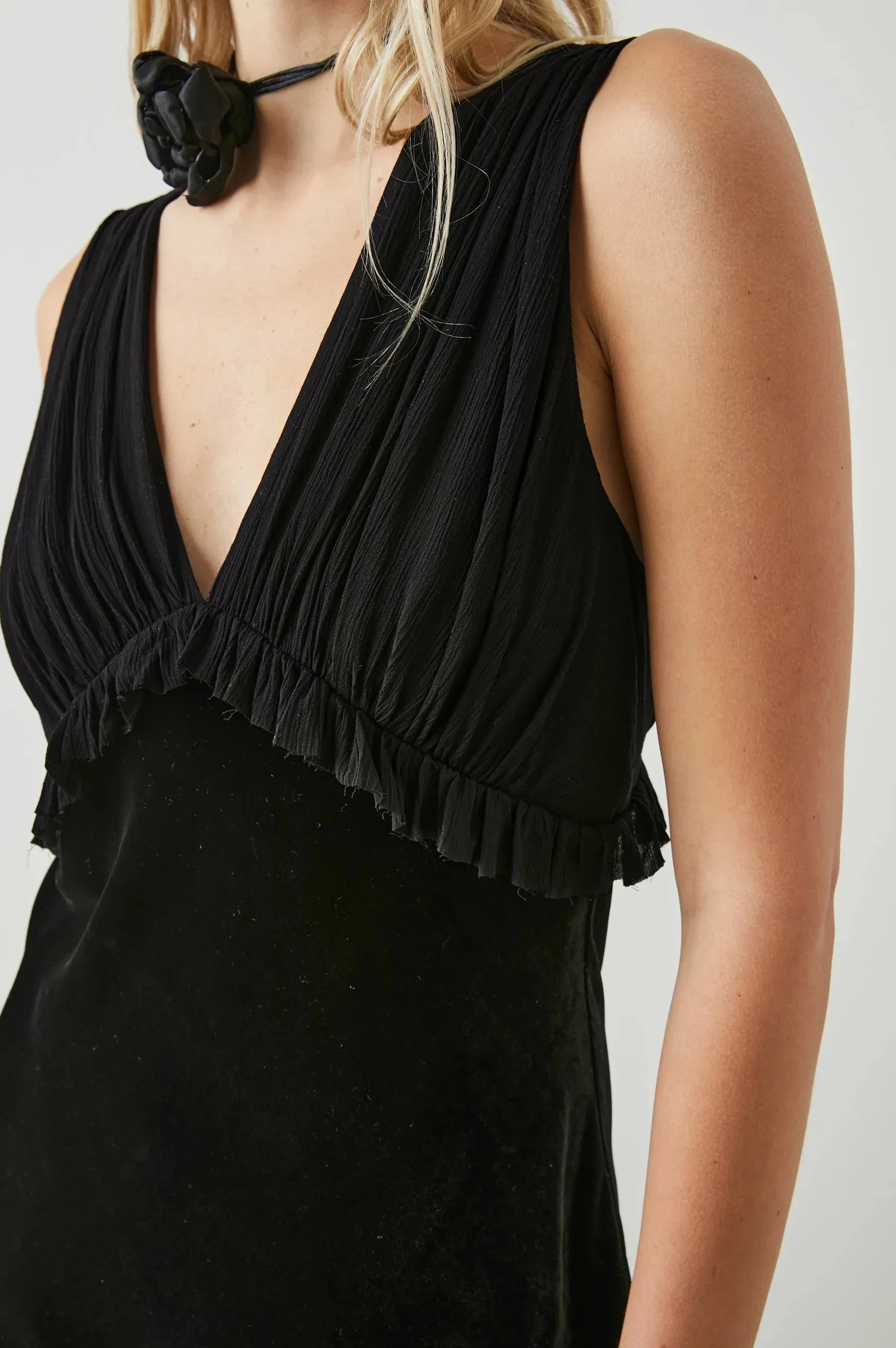Gilda Dress Black Velvet