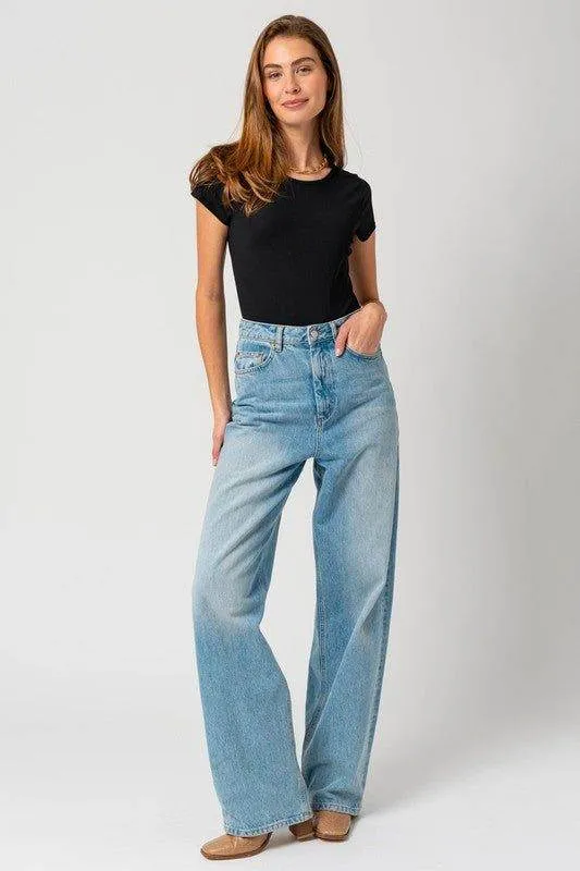 Gilli Round Neck Short Sleeve Bodysuit