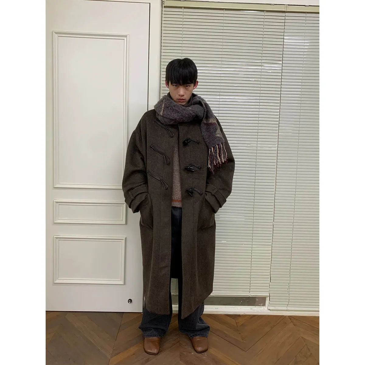 Heavy Wool Toggle Coat