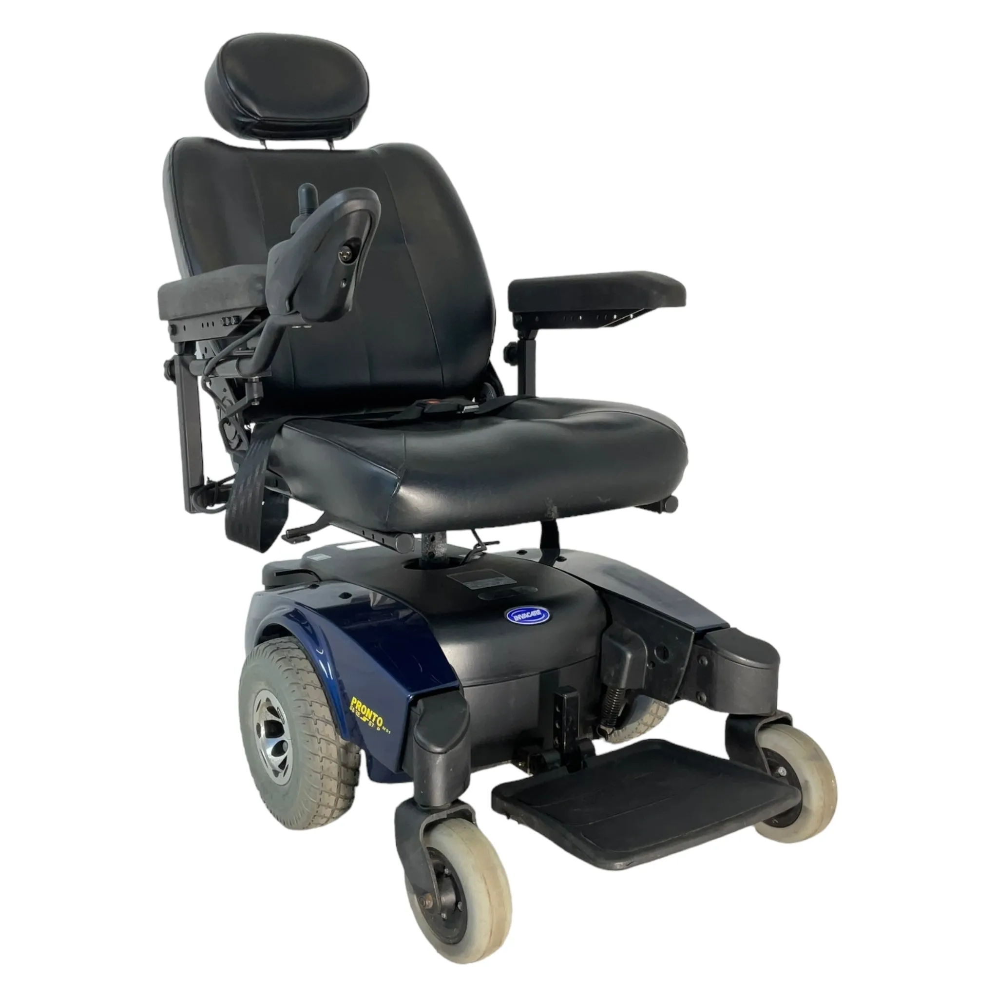 Invacare Pronto M51 Power Chair with SureStep | 18 x 18 inch Seat | Reclining & Folding Seat