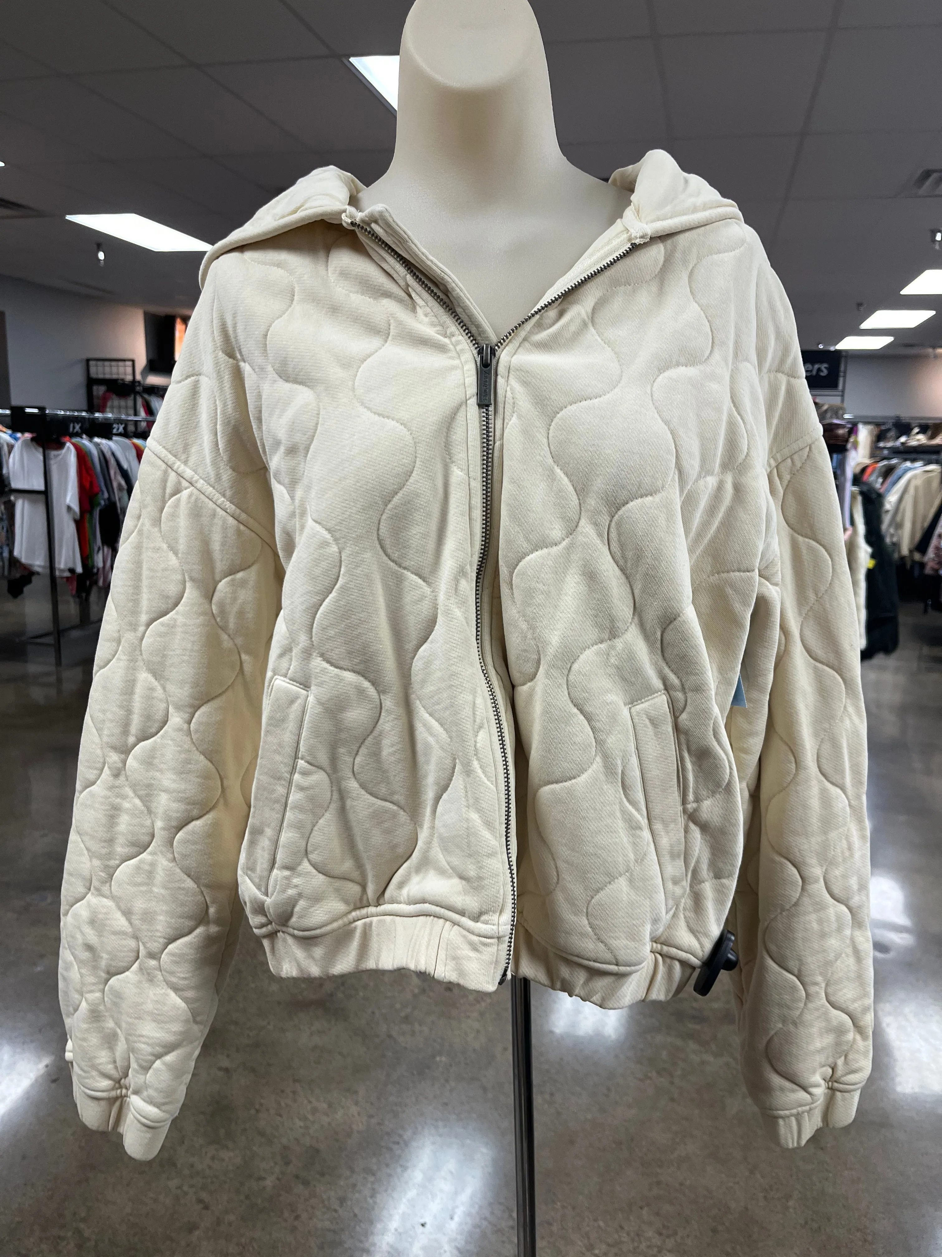 Jacket Puffer & Quilted By Sanctuary In Cream, Size:S
