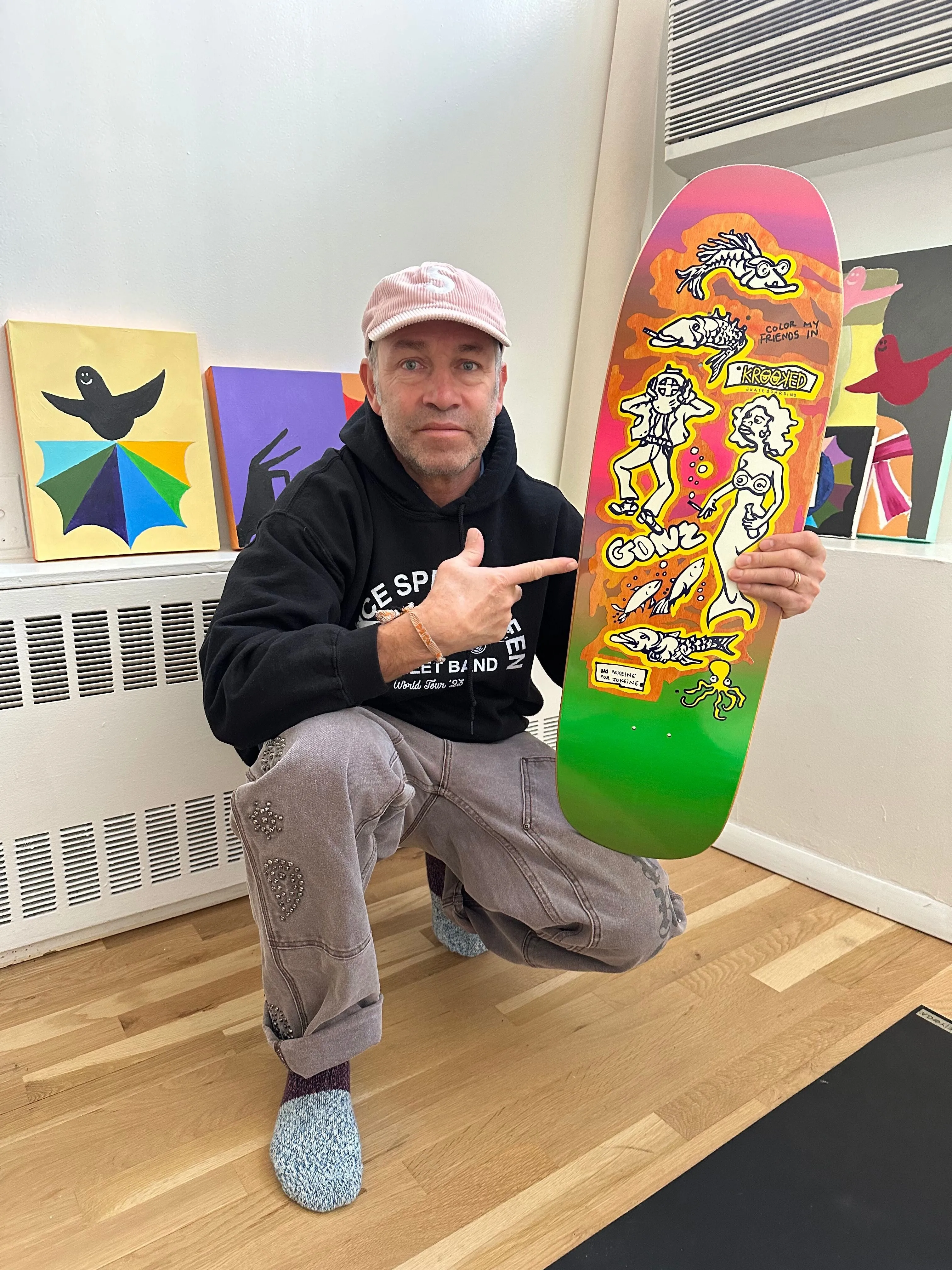 KROOKED COLOR MY FRIEND LTD. SSD SKATEBOARD DECK