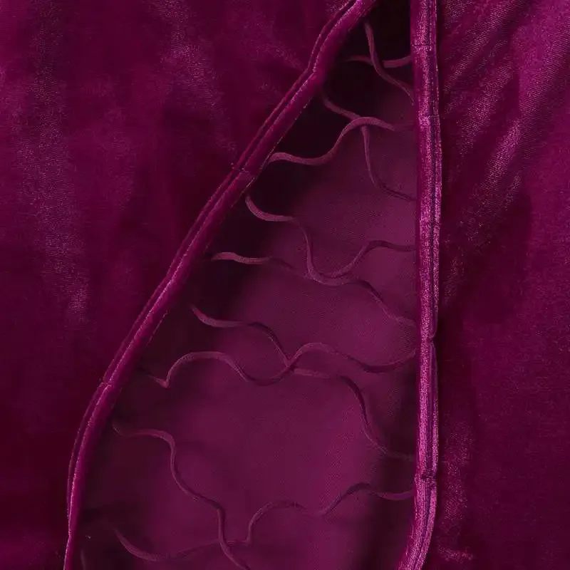 Laced Up Velour Bodysuit