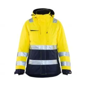 Ladies&#x20;High&#x20;Vis&#x20;Winter&#x20;Jacket&#x20;4872&#x20;High&#x20;Vis&#x20;Geel&#x2F;Marineblauw&#x20;-&#x20;Bl&#xE5;kl&#xE4;der