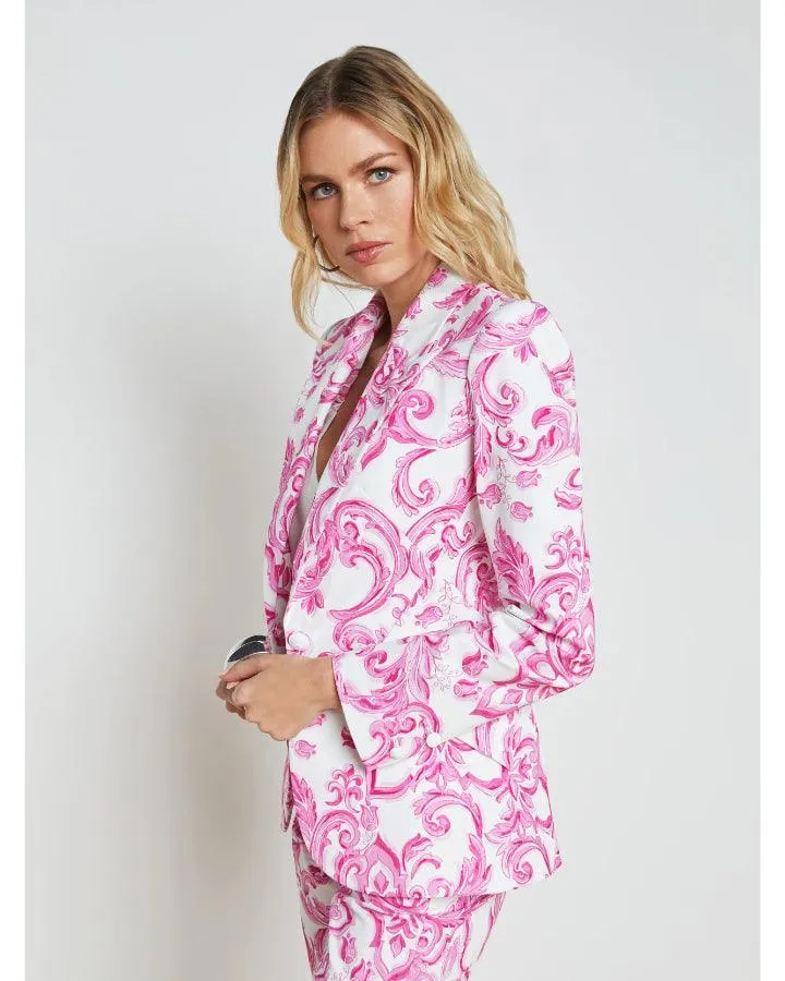 L'Agence Chamberlin Mediterranean Tile Blazer