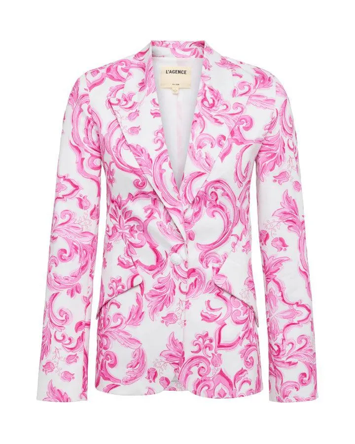 L'Agence Chamberlin Mediterranean Tile Blazer