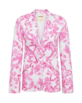 L'Agence Chamberlin Mediterranean Tile Blazer