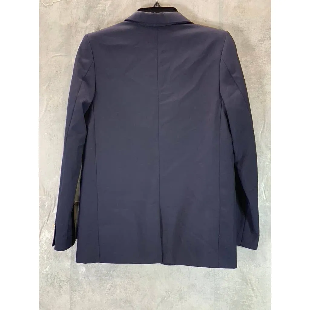 LANDS' END Boy's Navy Two-Button Blazer SZ 16