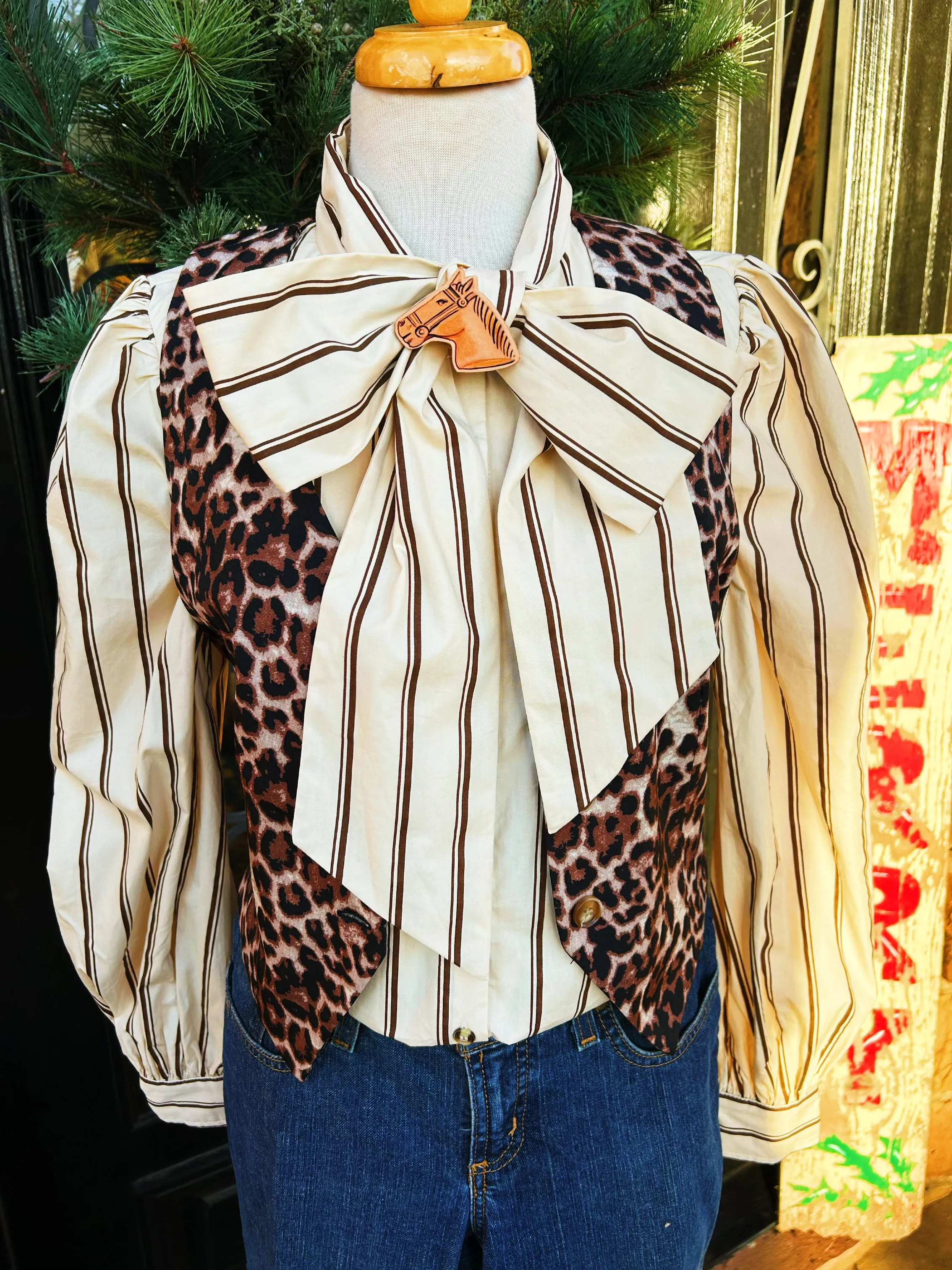 Lola Bow Tie Blouse