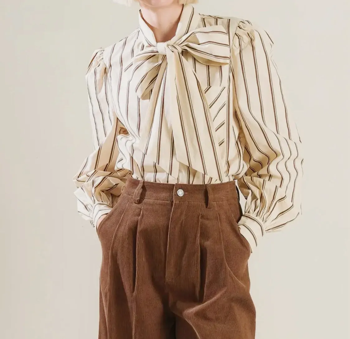 Lola Bow Tie Blouse