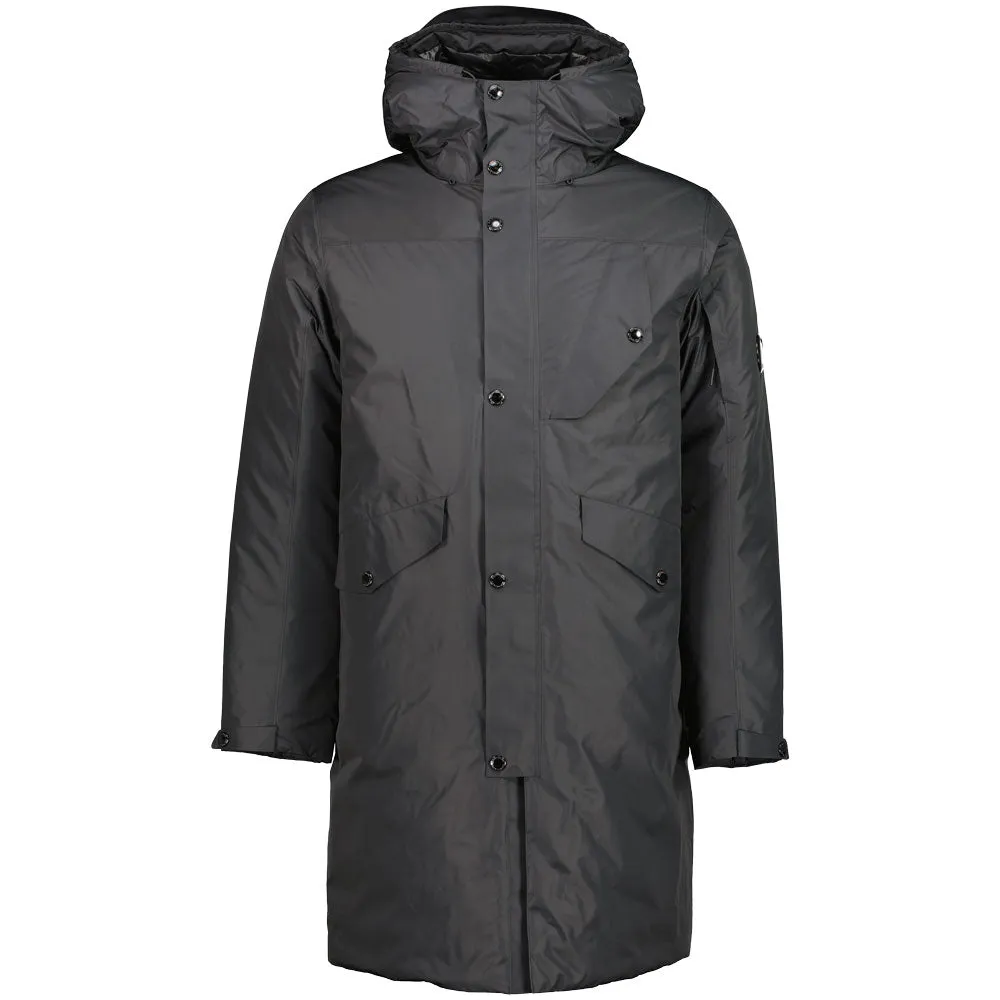 Long Micro-M Down Lens Parka