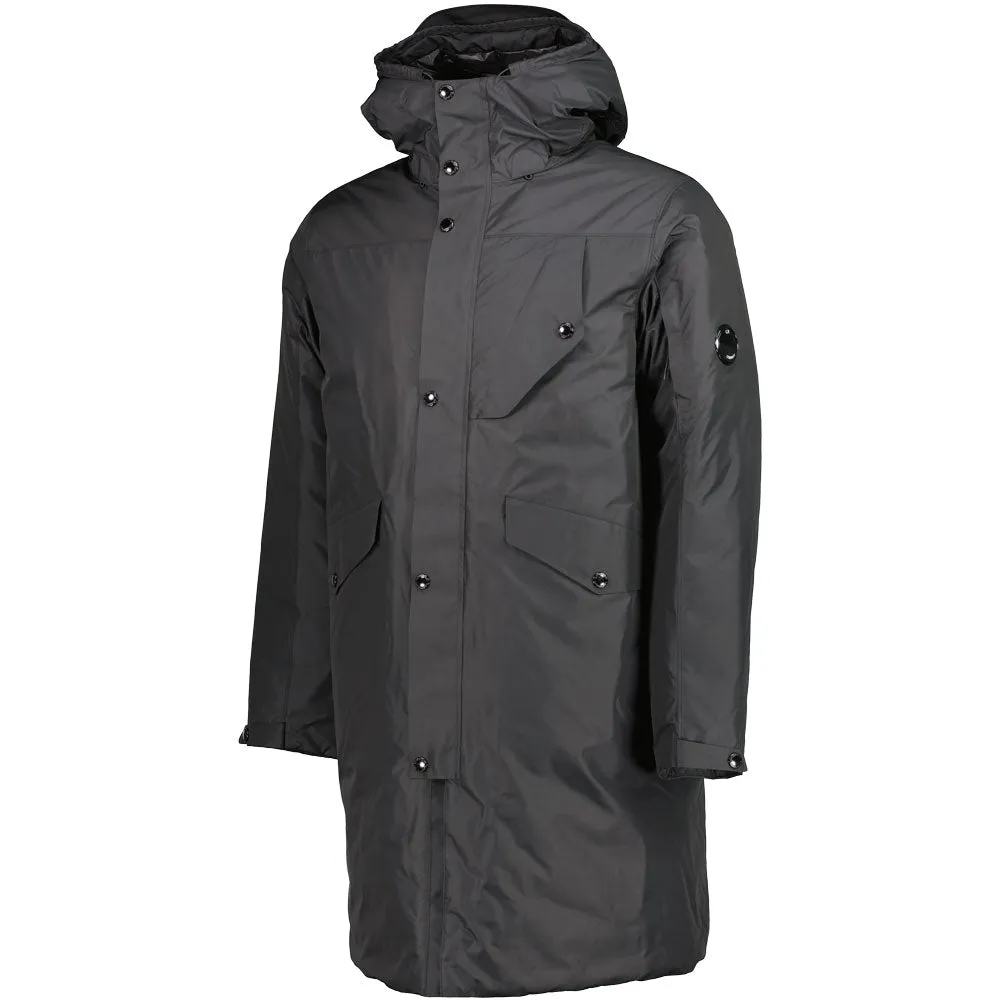 Long Micro-M Down Lens Parka