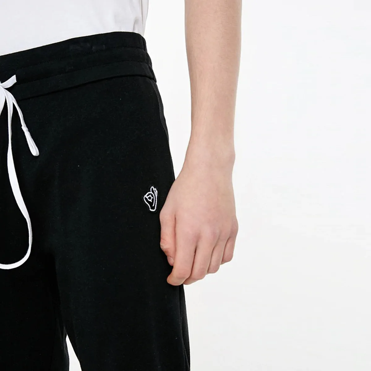Loose Straight Fit Knitted Sweatpants
