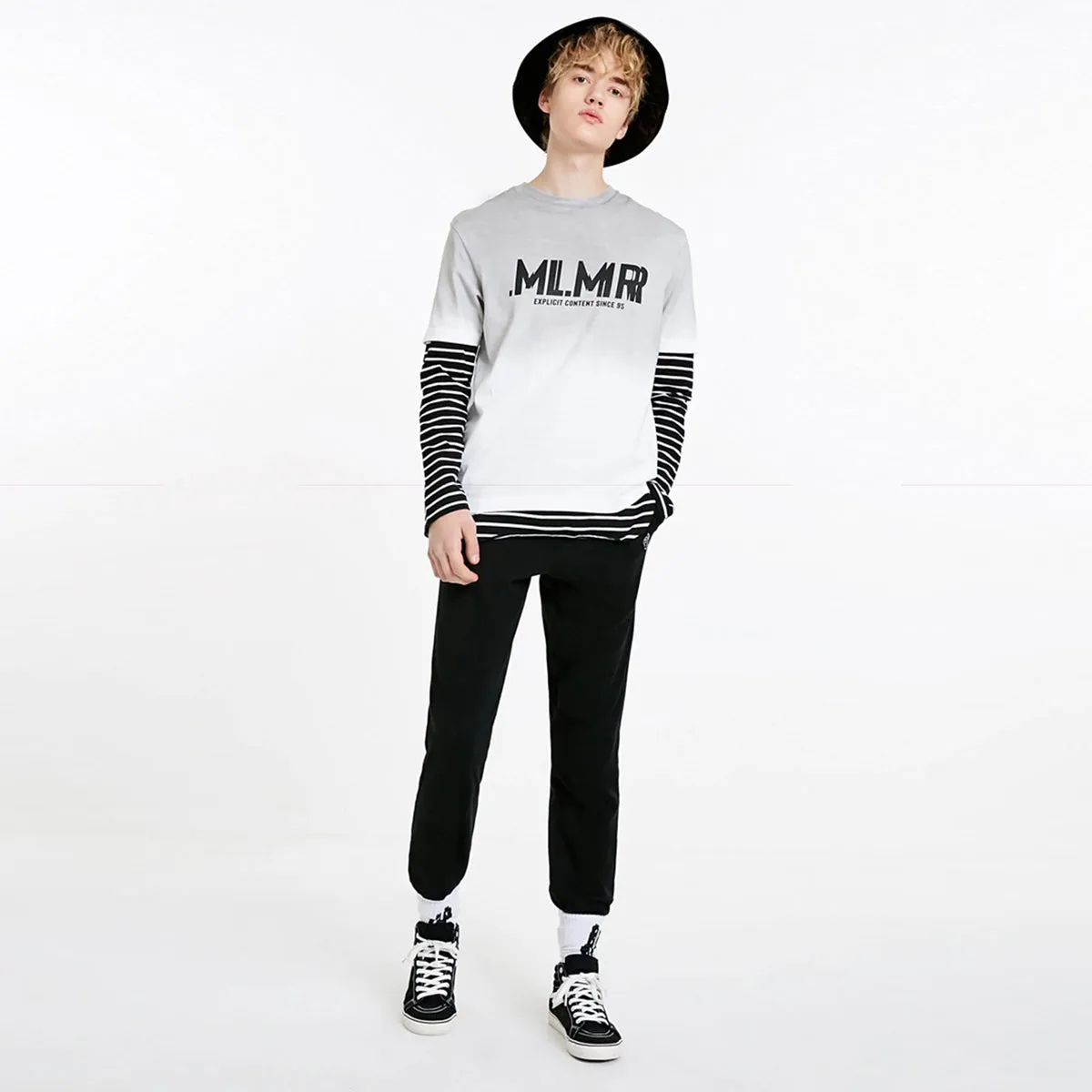 Loose Straight Fit Knitted Sweatpants