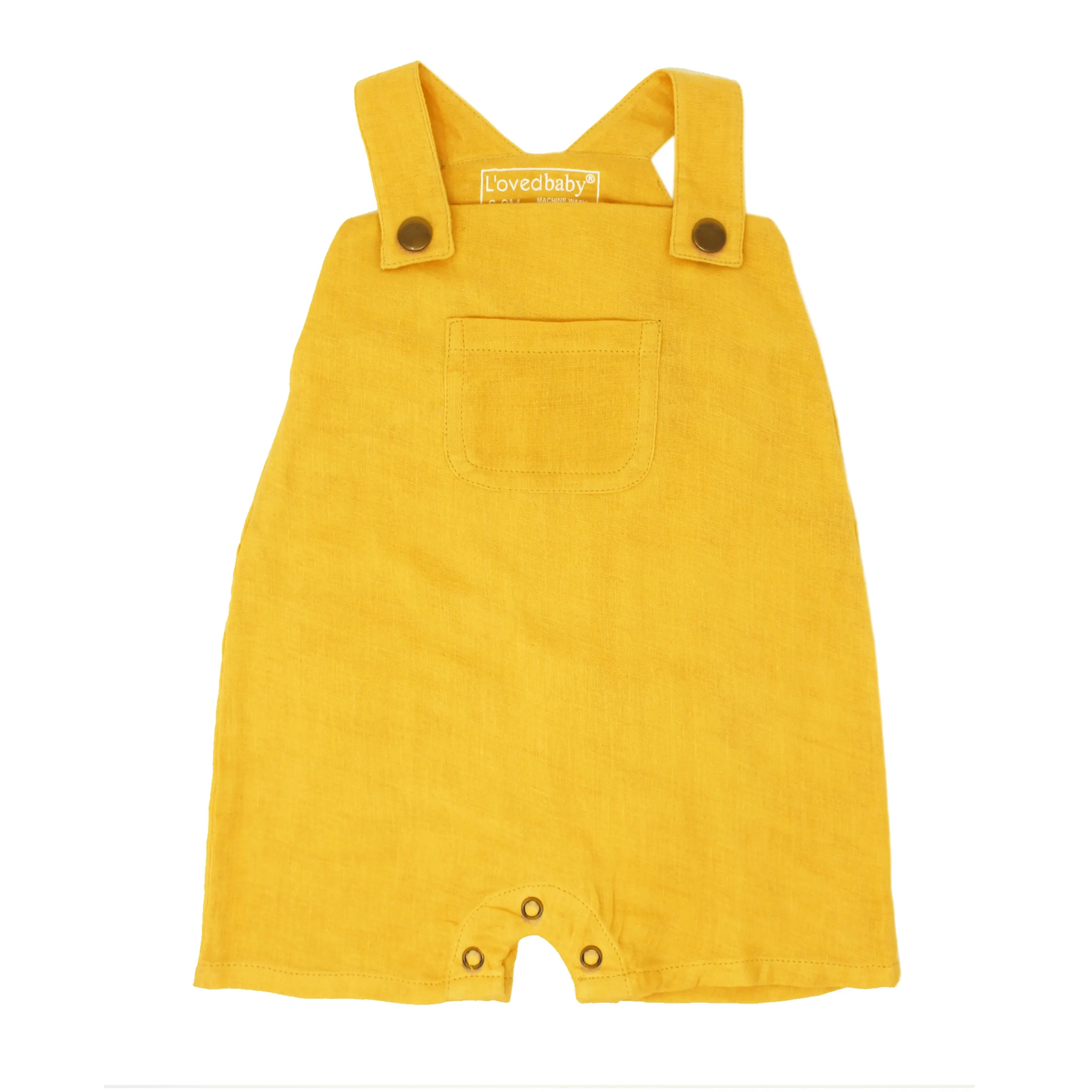 L'ovedbaby Muslin Overall, Tee, & Harem Pants Set: 18-24m