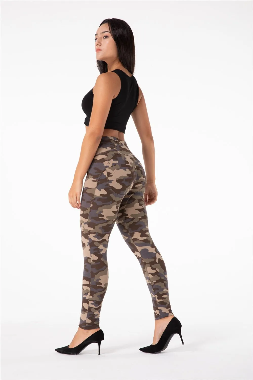 Melody Shaping Pants High Waist Dark Camo