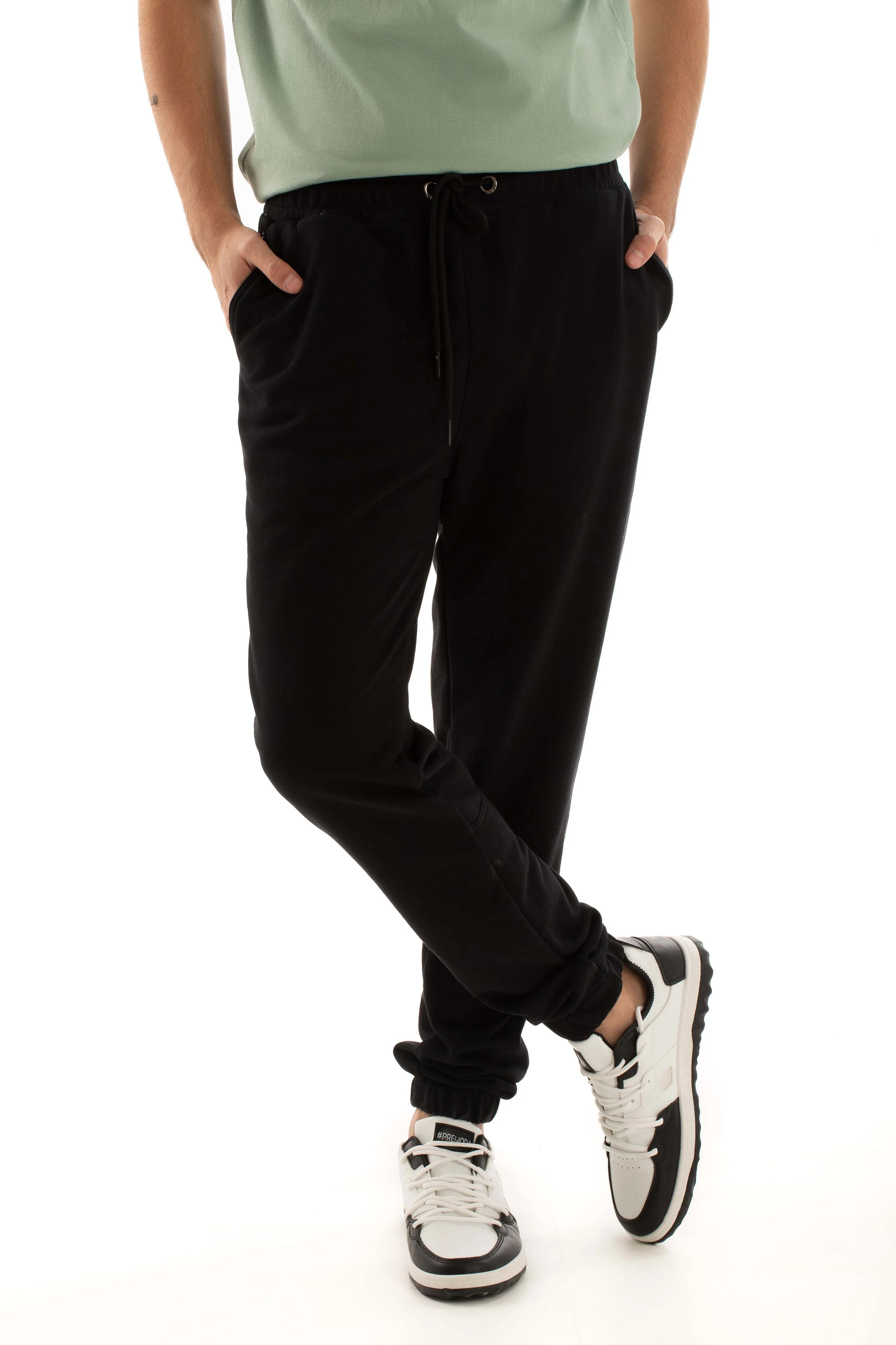Men Basic Jogger/Regluar fit Sweatpants Black