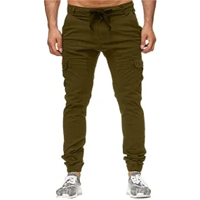 Mens Casual Drawstring Sweatpants Trouser