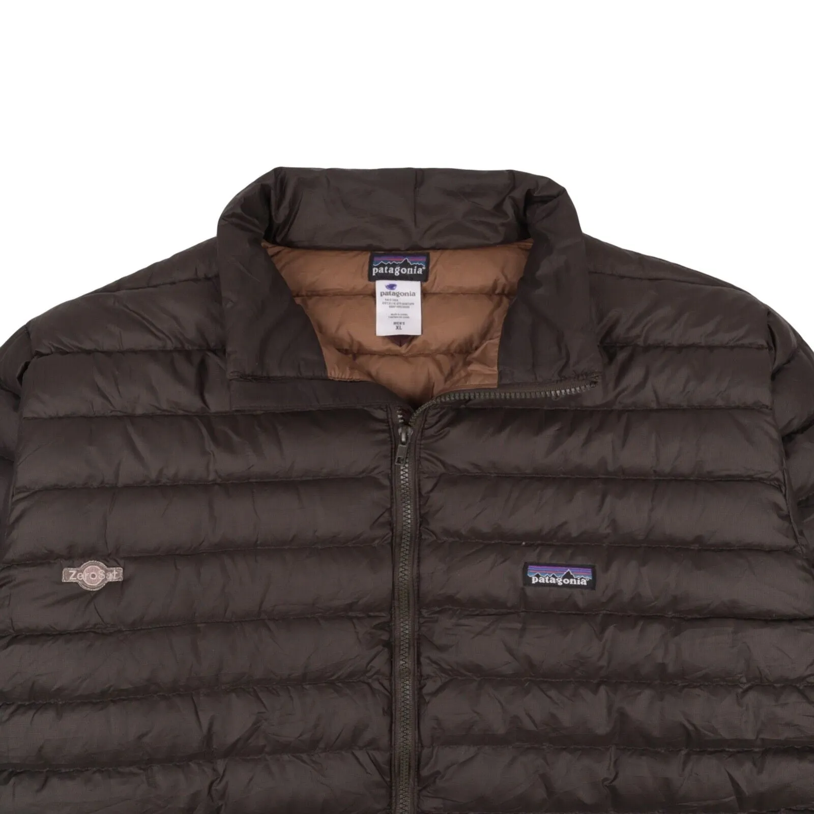 Men's PATAGONIA Olive Green Micro Down Quilted Puffer Jacket Size XL