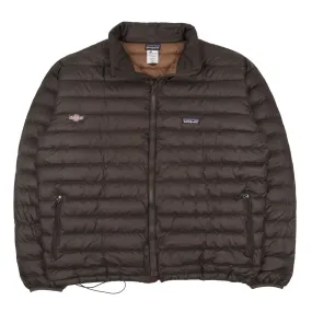Men's PATAGONIA Olive Green Micro Down Quilted Puffer Jacket Size XL