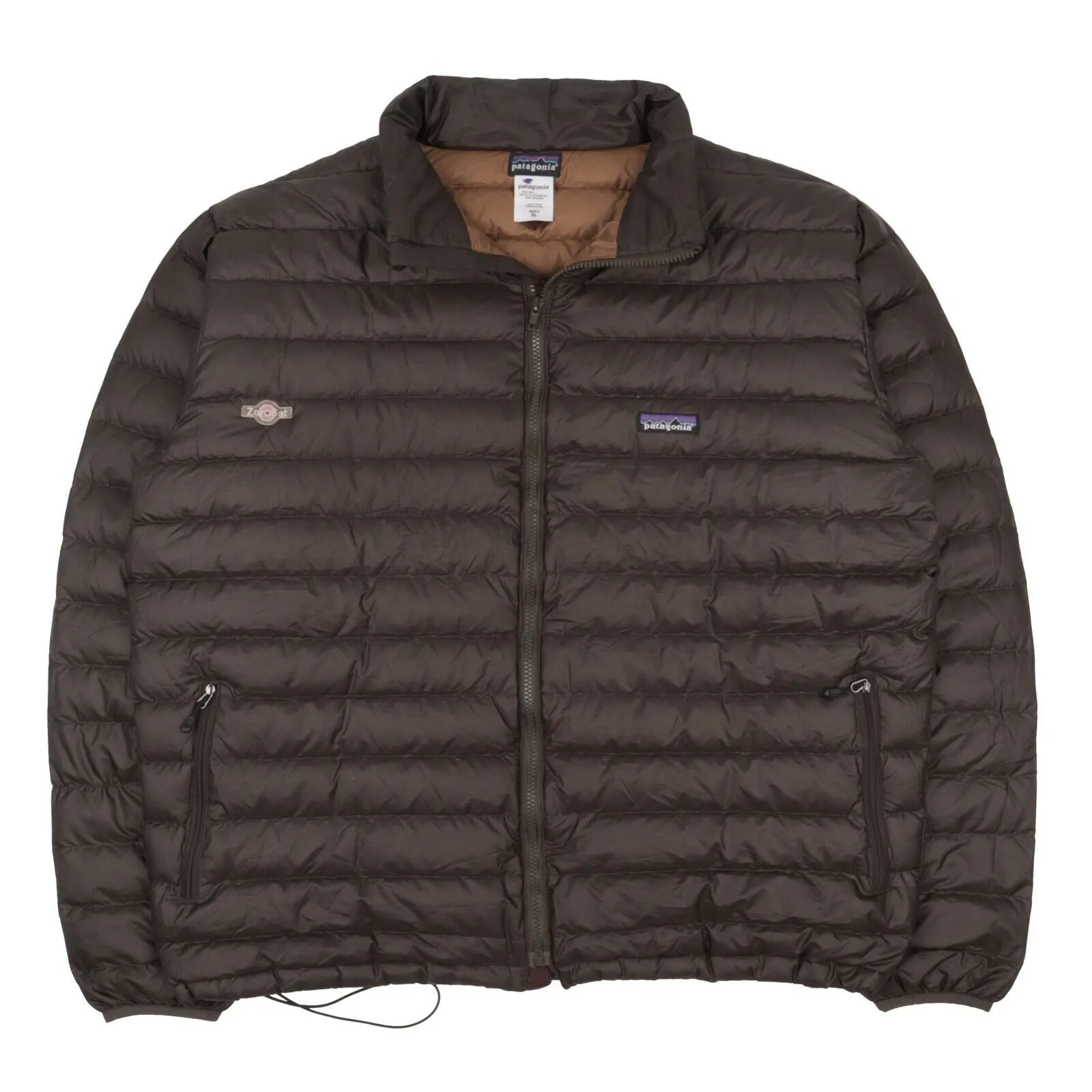 Men's PATAGONIA Olive Green Micro Down Quilted Puffer Jacket Size XL