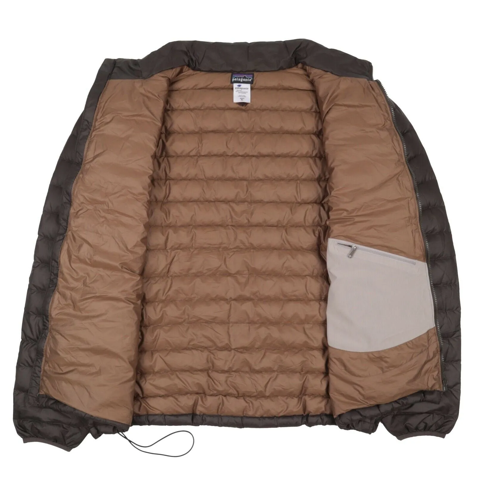 Men's PATAGONIA Olive Green Micro Down Quilted Puffer Jacket Size XL