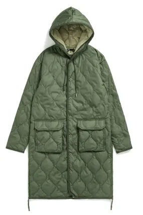 Military Hood Long Down Coat
