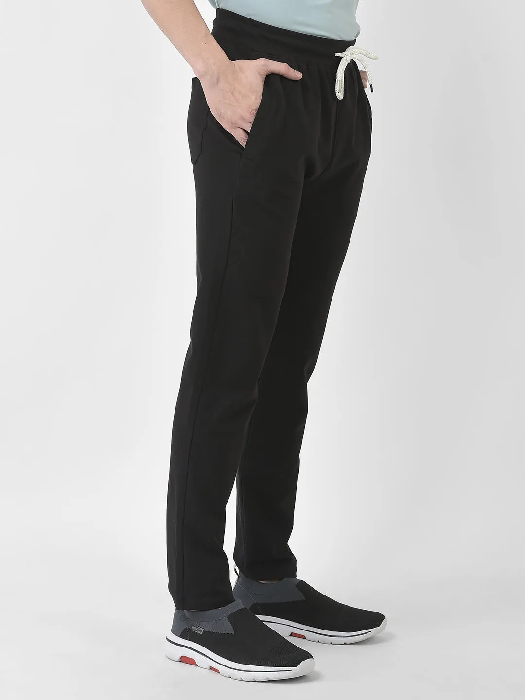 Minimal Black Track Pants
