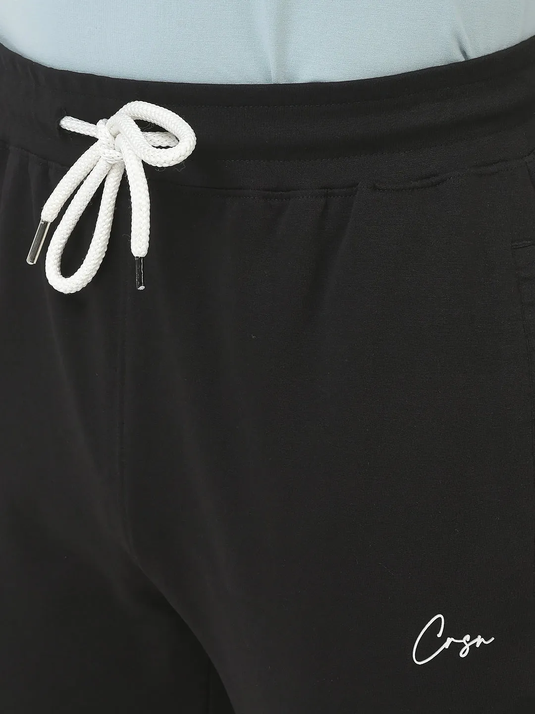 Minimal Black Track Pants
