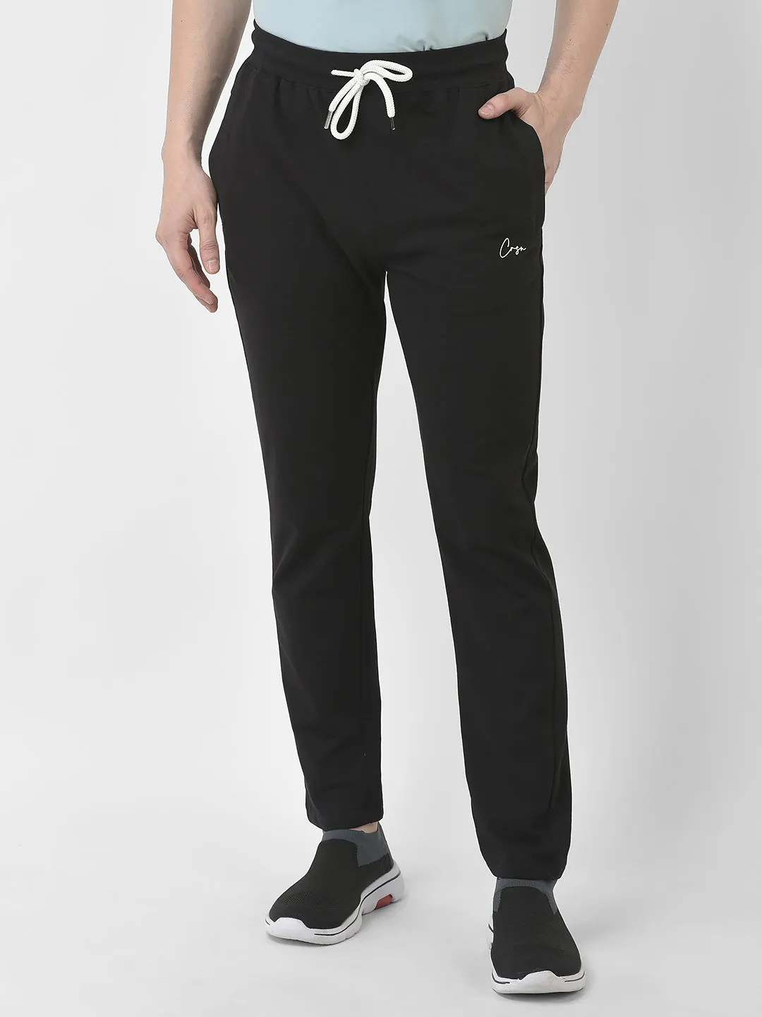 Minimal Black Track Pants